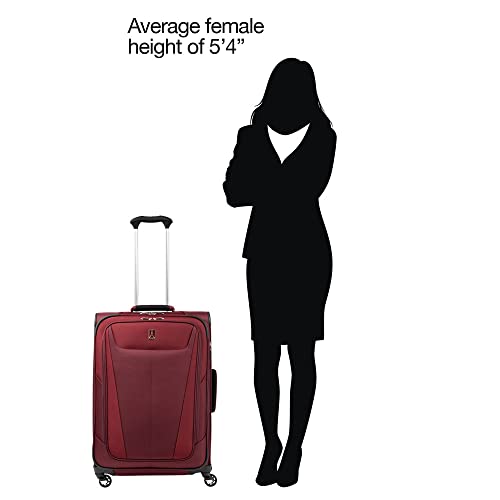 Travelpro 25-Inch Burgundy Spinner Suitcase