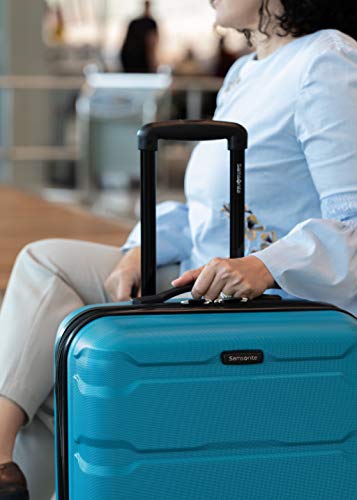 Samsonite Omni PC Hardside Spinner Luggage, Caribbean Blue
