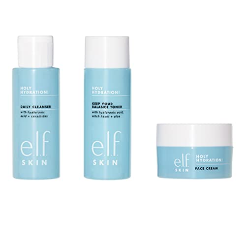 e.l.f. Holy Hydration! Essentials Mini Kit, TSA-Friendly Sizes