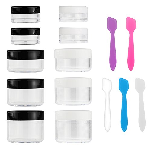 10-Piece Accmor Travel Makeup Containers with Lids