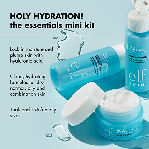 e.l.f. Holy Hydration! Essentials Mini Kit, TSA-Friendly Sizes