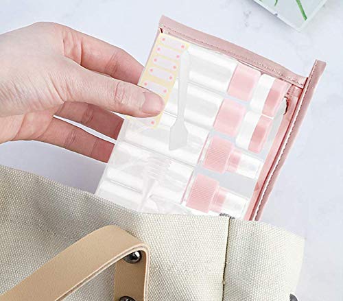 11-Piece Clear PET Travel Bottles Kit for Toiletries