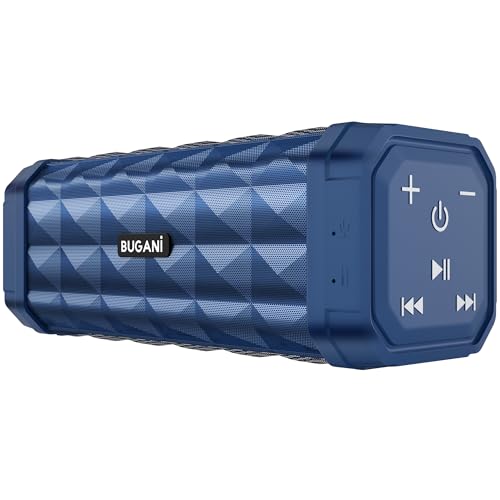 Bluetooth Speaker, Portable Stereo Sound for Travel, Blue
