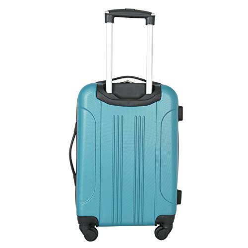 Chicago Hardside Expandable Spinner Luggage, Teal, 20