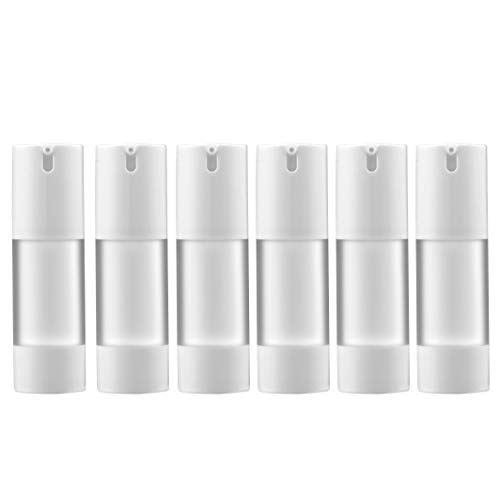 Airless Pump Bottles for Travel - Set of 6