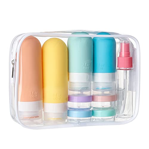 Depoza 16 Pack Silicone Travel Bottle Set