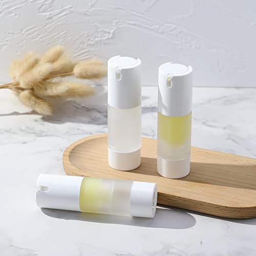 Airless Pump Bottles for Travel - Set of 6