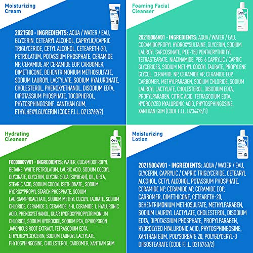 CeraVe Travel Skin Care Set | Moisturizing, Face Wash | Fragrance Free