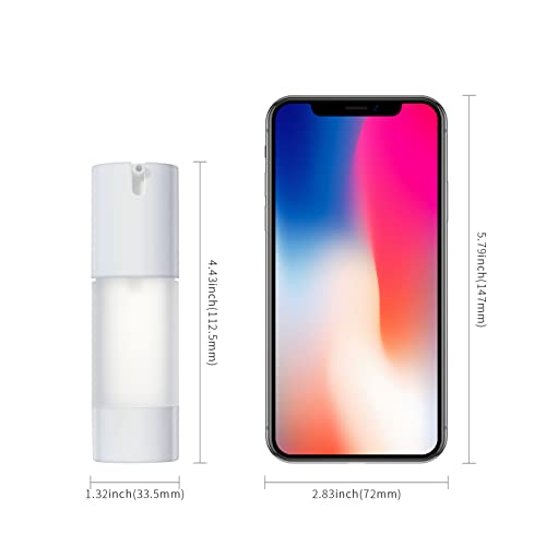 Airless Pump Bottles for Travel - Set of 6