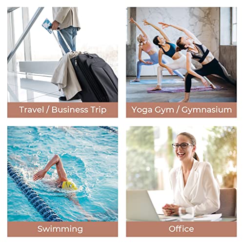 Airless Pump Bottles for Travel - Set of 6