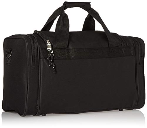 Rockland Duffel Bag, Black, Compact Size