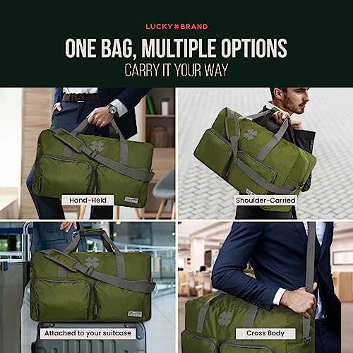 65L Foldable Duffel Bag, Loden Green