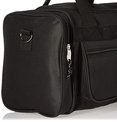 Rockland Duffel Bag, Black, Compact Size