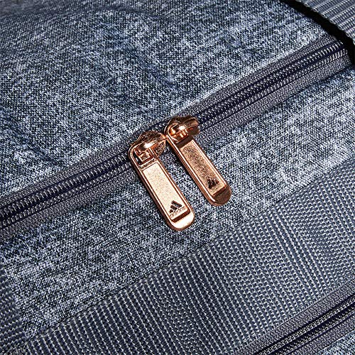 adidas Small Duffel Bag, Gray/Rose Gold, One Size