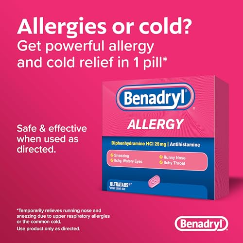 Benadryl Allergy Relief Tablets - On-The-Go Pack