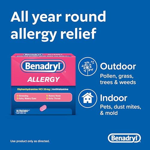 Benadryl Allergy Relief Tablets - On-The-Go Pack