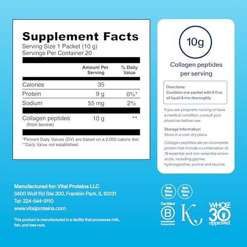 Collagen Peptides Travel Packs for Skin & Joints - Unflavored (20ct)