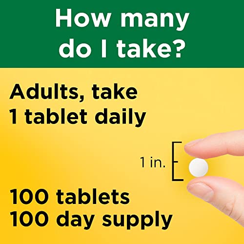 Vitamin D3 Supplement: 2000 IU (100 Tablets)