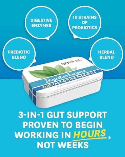 Digestive Enzymes with Probiotics - Gut Health & Bloating Relief