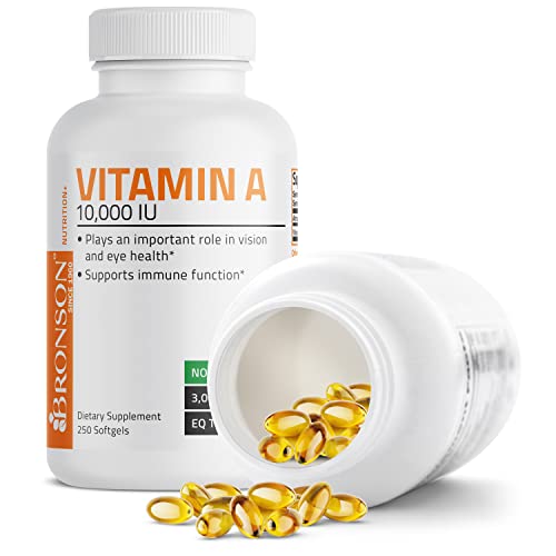 Vitamin A 10,000 IU Supports Vision & Immune System