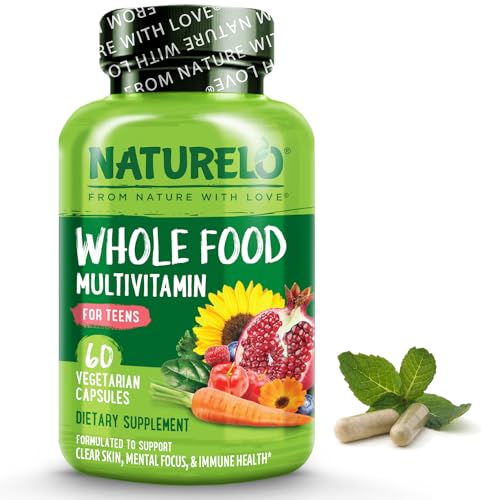 Teen Whole Food Multivitamin - Organic Vegan - 60 Capsules