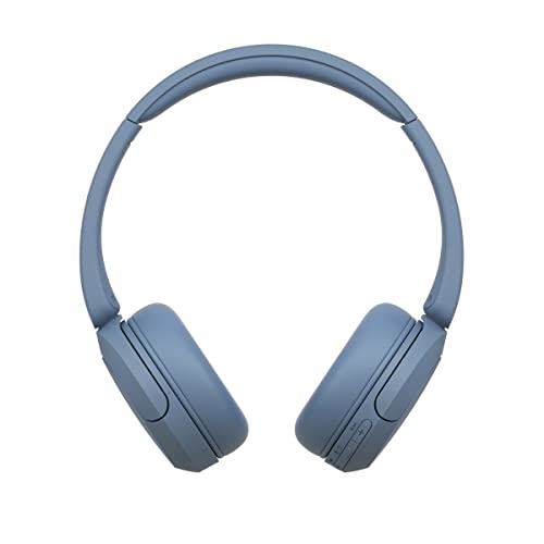 Sony WH-CH520 Bluetooth On-Ear Headphones, Blue