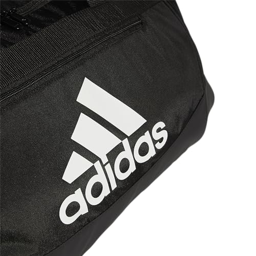 adidas Defender 4 Duffel Bag, Black/White, One Size