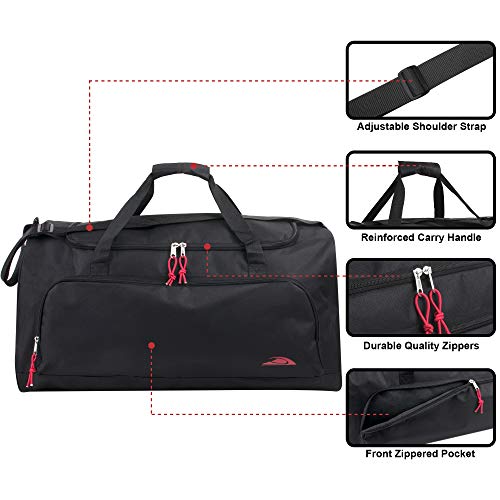 55L 24" Lightweight Duffle Bag for Travel & Sports