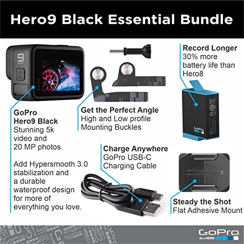 GoPro HERO9 Black - Waterproof Action Camera with LCD Screens