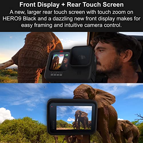 GoPro HERO9 Black - Waterproof Action Camera with LCD Screens