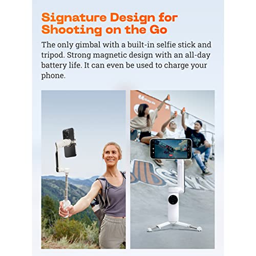 Insta360 Flow Smartphone Gimbal Stabilizer, AI-Powered, 3-Axis