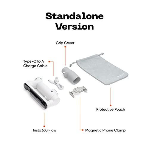 Insta360 Flow Smartphone Gimbal Stabilizer, AI-Powered, 3-Axis