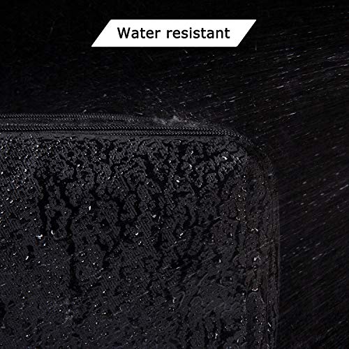 Men's Large Travel Toiletry Organizer Dopp Kit - Black