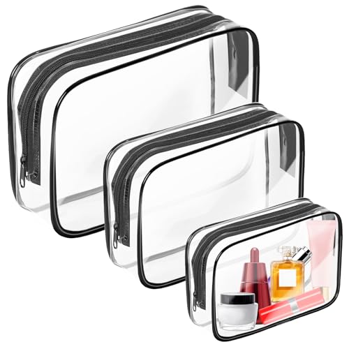 AURUZA Clear Toiletry Bag Set