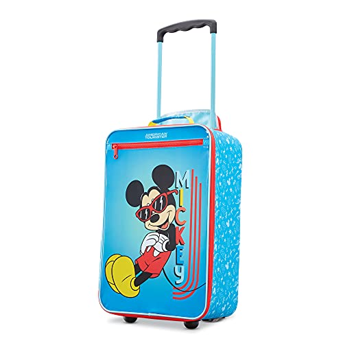 Disney Kids' Softside Upright Luggage, Mickey, 18-Inch