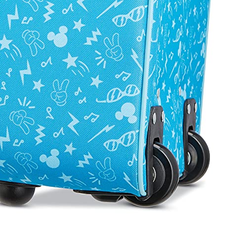 Disney Kids' Softside Upright Luggage, Mickey, 18-Inch