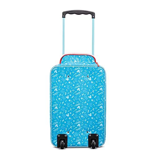 Disney Kids' Softside Upright Luggage, Mickey, 18-Inch