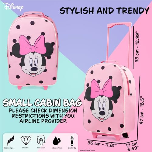 Disney Stitch Foldable Cabin Bag - Minnie Mouse Suitcase