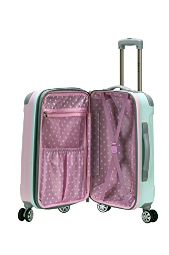 Rockland London Mint Hardside Spinner Carry-On, 20