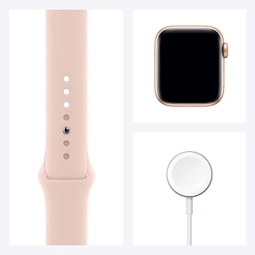 Apple Watch SE - Gold Aluminum Case with Pink Sand Band