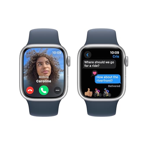 Apple Watch Series 9, GPS, 41mm, Silver Aluminum