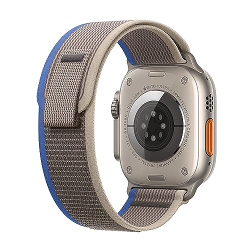 Apple Watch Ultra Titanium Case with Blue/Gray Trail Loop