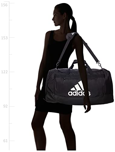 adidas Defender 4 Large Duffel Bag, Black/White