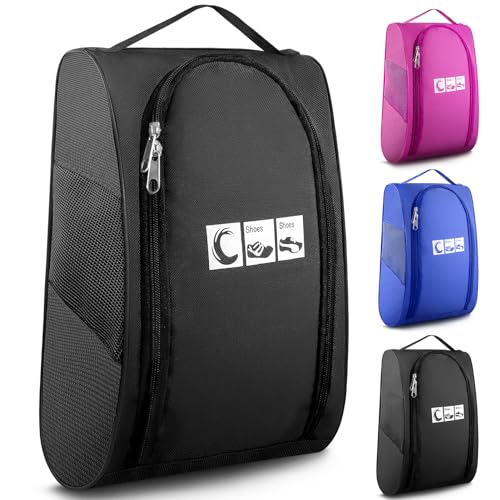 Ailaka Travel Shoe Bag, Large Portable Zipper Shoe Bags