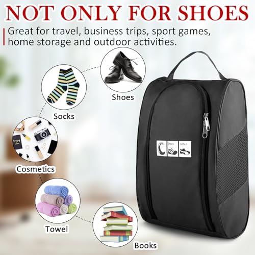 Ailaka Travel Shoe Bag, Large Portable Zipper Shoe Bags