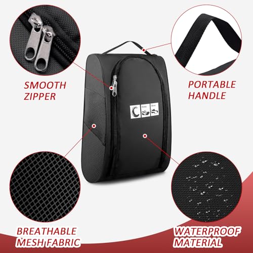 Ailaka Travel Shoe Bag, Large Portable Zipper Shoe Bags