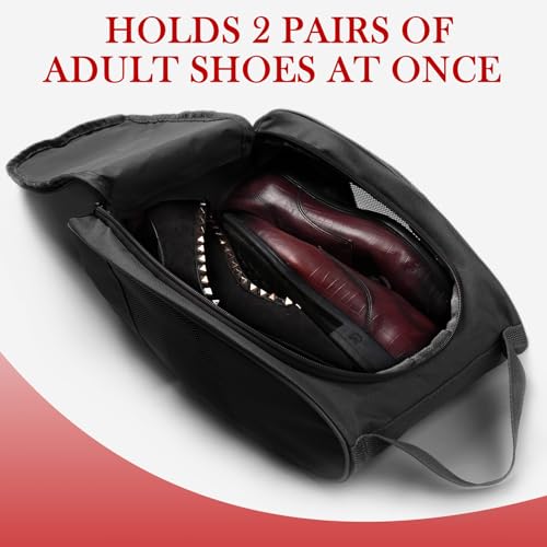 Ailaka Travel Shoe Bag, Large Portable Zipper Shoe Bags