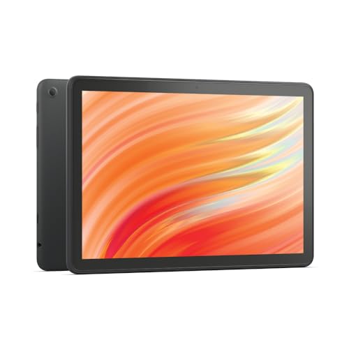 Black Amazon Fire HD 10 tablet, 10.1" Full HD