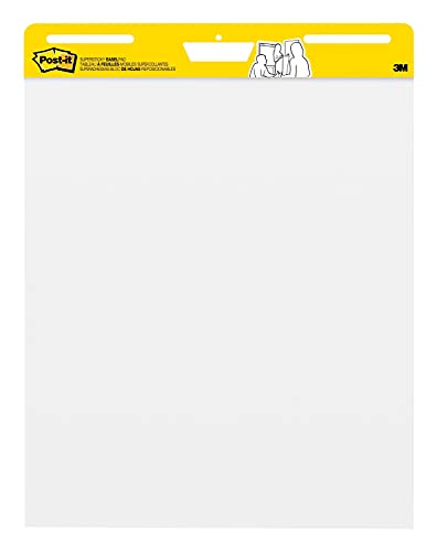 Large White Easel Pad with Super Sticking Power