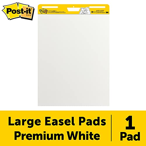 Large White Easel Pad with Super Sticking Power
